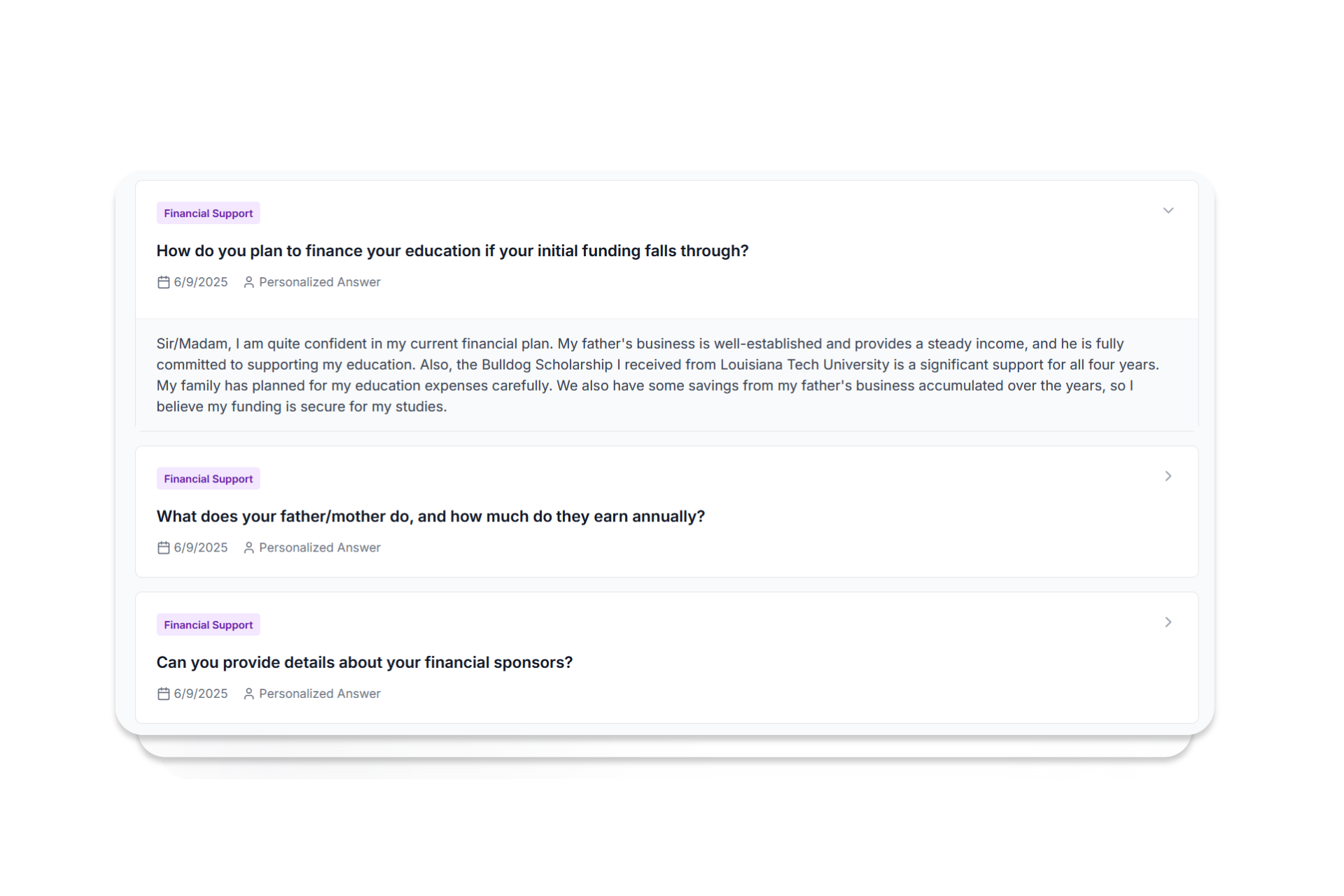 Get Personalized Interview Answers